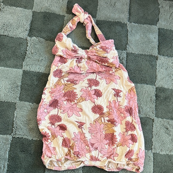 Kate Quinn Pink Floral Kids One Piece - Picture 1 of 6